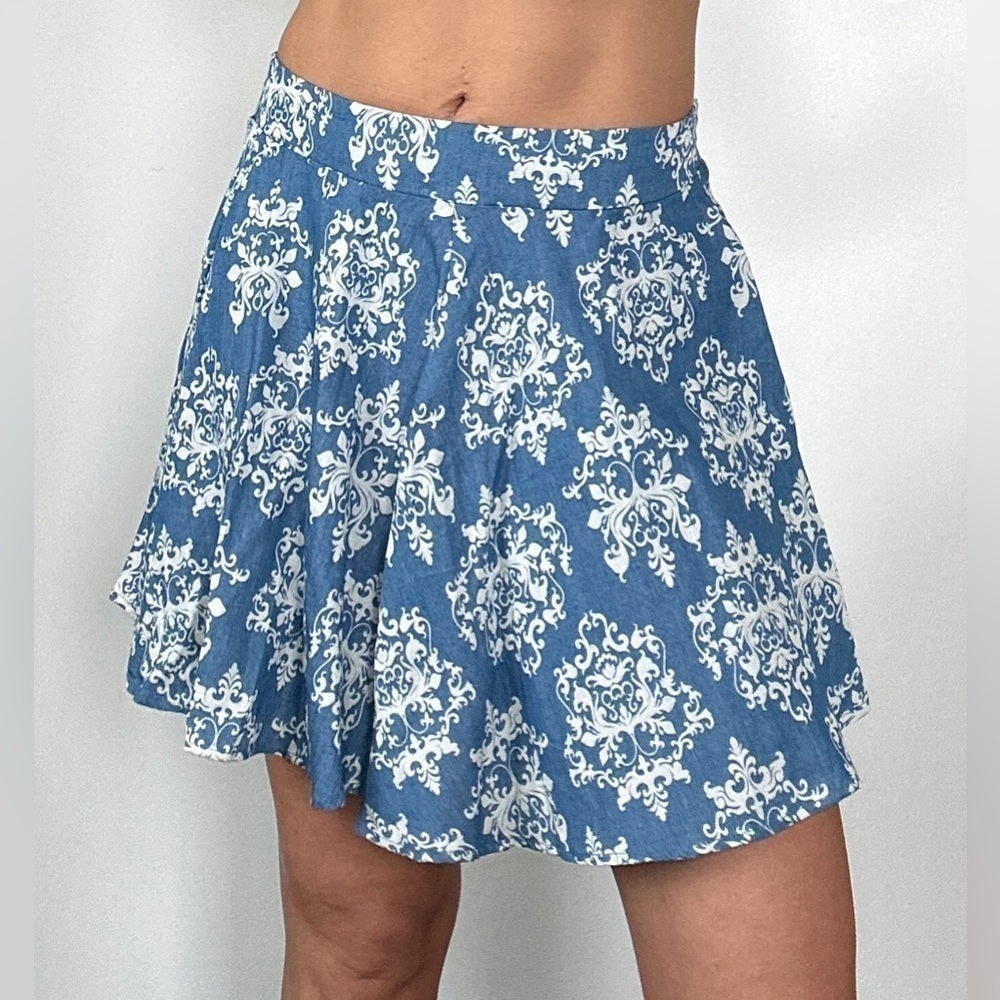 LF Mika & Gala Skirt blue with white embellishments size M - Picture 6 of 8